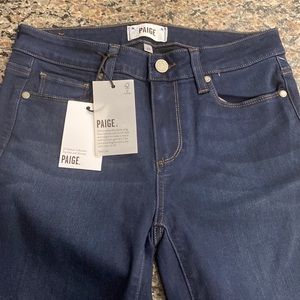 NWT Paige Verdugo Ankle Dark Denim size 27